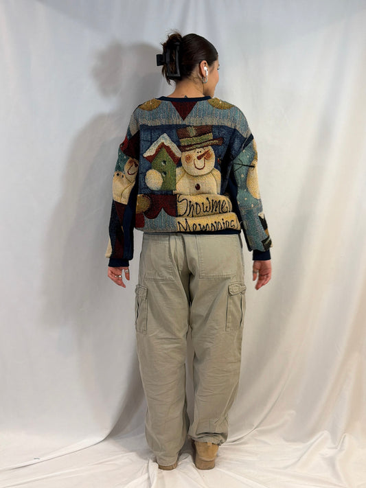 Cropped Christmas Crewneck