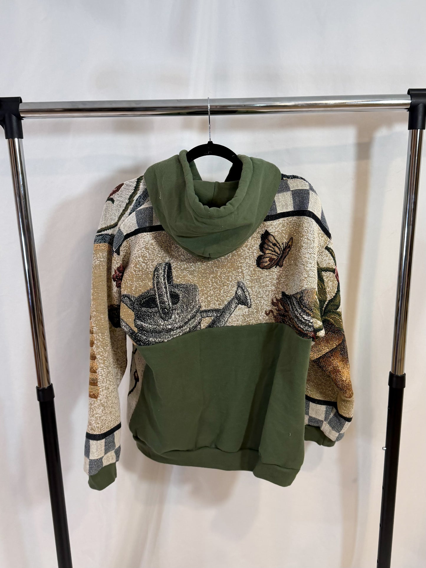 Green Bird House Hoodie