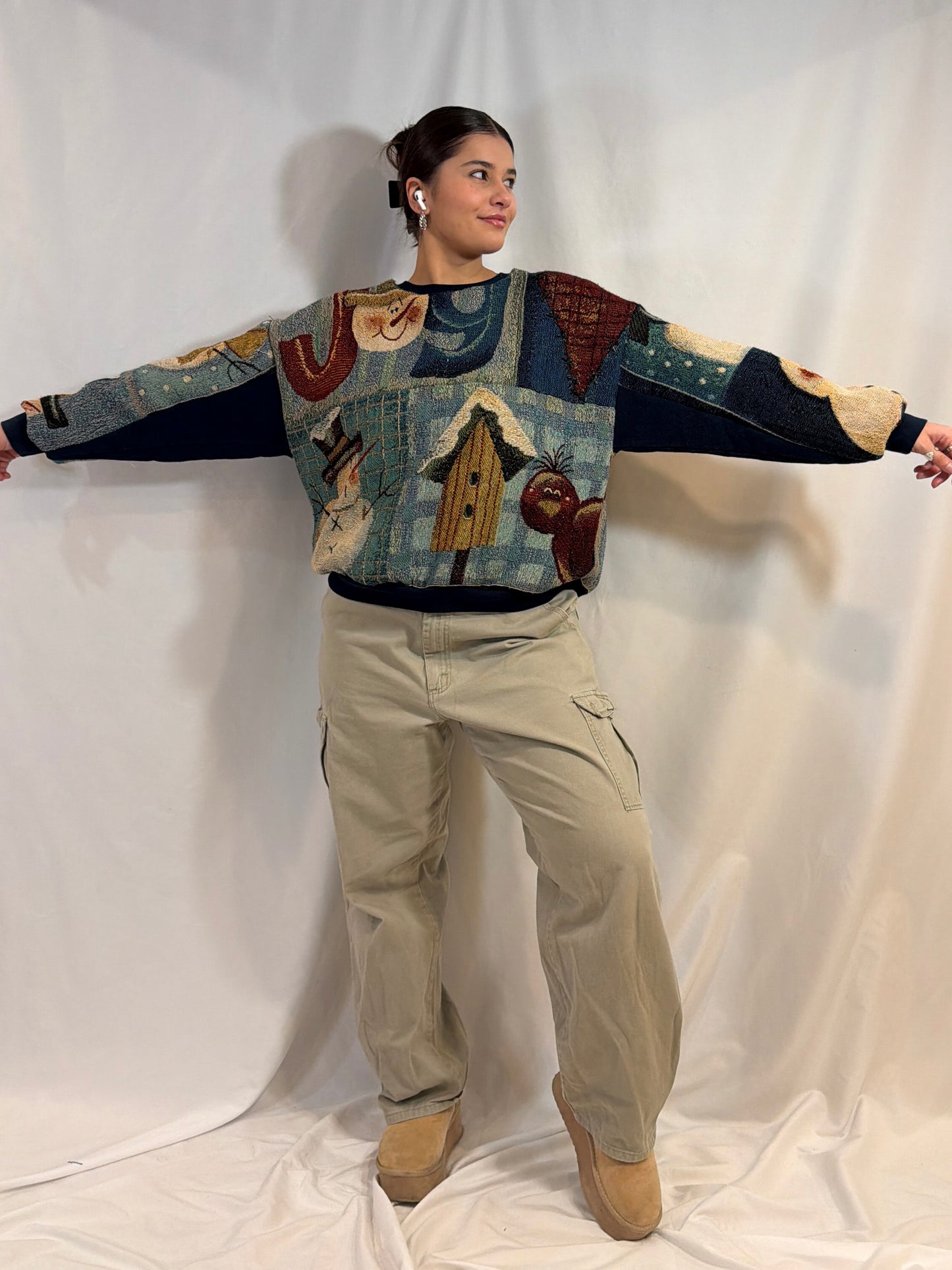 Cropped Christmas Crewneck