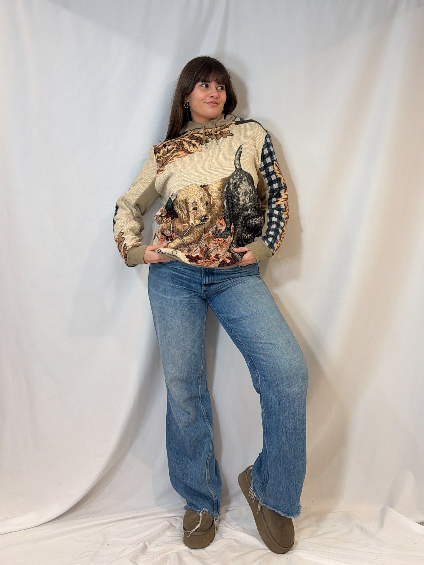 Fall Puppies Fitted Hoodie